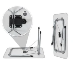 TecTake - Campingtafel - Inklapbaar, Afmetingen 80 X 60 X 68 Cm - 402173 -Buitenkampeer Winkel 1200x1200 1009