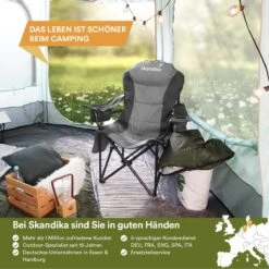 Skandika Relax Comfort Campingstoel - Campingstoel Opvouwbaar - Comfortabele Klapstoel Met Drinkhouder En Koelvak, Tot Max. 160 Kg, Opvouwbaar, Lichtgewicht | Vouwstoel Voor Kamperen, Camping, Festival, Vissen – Grijs 12 Skandika Relax Comfort Campingstoel - Campingstoel Opvouwbaar - Comfortabele Klapstoel Met Drinkhouder En Koelvak, Tot Max. 160 Kg, Opvouwbaar, Lichtgewicht | Vouwstoel Voor Kamperen, Camping, Festival, Vissen – Grijs -Buitenkampeer Winkel 1200x1200 1037