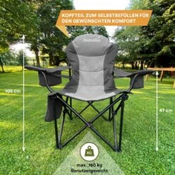 Skandika Relax Comfort Campingstoel - Campingstoel Opvouwbaar - Comfortabele Klapstoel Met Drinkhouder En Koelvak, Tot Max. 160 Kg, Opvouwbaar, Lichtgewicht | Vouwstoel Voor Kamperen, Camping, Festival, Vissen – Grijs 14 Skandika Relax Comfort Campingstoel - Campingstoel Opvouwbaar - Comfortabele Klapstoel Met Drinkhouder En Koelvak, Tot Max. 160 Kg, Opvouwbaar, Lichtgewicht | Vouwstoel Voor Kamperen, Camping, Festival, Vissen – Grijs -Buitenkampeer Winkel 1200x1200 1039