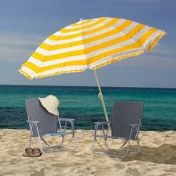 Relaxdays Strandstoel Opvouwbaar - Set Van 2 - Lage Campingstoel - Kampeerstoel Leuning - Grijs -Buitenkampeer Winkel 1200x1200 1092