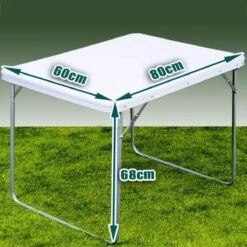 Merkloos Aluminium Inklapbare Tuintafel - Campingtafel - 80x60x68 Cm -Buitenkampeer Winkel 1200x1200 1212