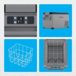 Auronic Elektrische Koelbox - 30.4L - Compressor - 12V En 240V - Grijs -Buitenkampeer Winkel 1200x1200 1245