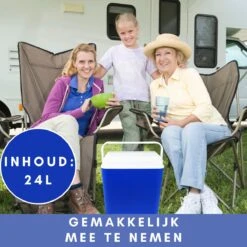 Niceey Thermo Elektrische Koelbox - 24 Liter - Koelbox Elektrisch 12v 230 Volt - Coolbox - Koelt & Verwarmt - Blauw -Buitenkampeer Winkel 1200x1200 1294