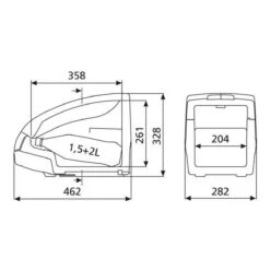 Dometic TB15 - Thermo-elektrische Personenauto Koelbox - 15 Liter - 12V 4 Dometic TB15 - Thermo-elektrische Personenauto Koelbox - 15 Liter - 12V -Buitenkampeer Winkel 1200x1200 1315