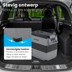 Auronic Elektrische Koelbox - 49.5L - Compressor - 12V En 240V - Grijs -Buitenkampeer Winkel 1200x1200 1327