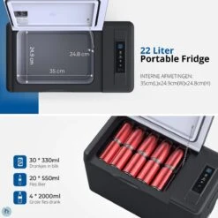 Elektrische Koelbox 12v 230 Volt - Coolbox 45 DB - Hybride Koelbox Voor Auto En Stopcontact -22 Tot +25 Graden - 22 Liter -Buitenkampeer Winkel 1200x1200 1438