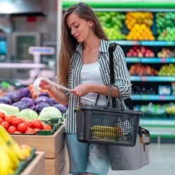 Brisby 4 Laags Geïsoleerde Koeltas - Boodschappentas 21 Liter - Grijs -Buitenkampeer Winkel 1200x1200 1499