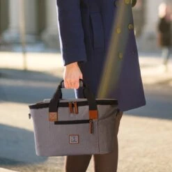 Brisby 4 Laags Geïsoleerde Koeltas - Boodschappentas 21 Liter - Grijs -Buitenkampeer Winkel 1200x1200 1500