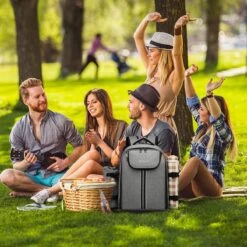 Kono Koeltas - Koelrugzak - Picknick - Picknicktas Met Flessenhouder - Koelrugtas Met Picknickkleed - Grijs (E6915 GY) 14 Kono Koeltas - Koelrugzak - Picknick - Picknicktas Met Flessenhouder - Koelrugtas Met Picknickkleed - Grijs (E6915 GY) -Buitenkampeer Winkel 1200x1200 1533