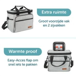 ForDig Koeltas L Grijs (15 Liter) - Gemaakt Van 600D Polyester Met PEVA-Voering - Ruimte Voor 20 Blikjes Of 10 Halve Liter Flessen - Opvouwbaar Koel Tas Met Easy-Acces Flap - Ruimte Voor Bestek - Picknick Cool Bag - Coolerbag - Grote Cooler 12 ForDig Koeltas L Grijs (15 Liter) - Gemaakt Van 600D Polyester Met PEVA-Voering - Ruimte Voor 20 Blikjes Of 10 Halve Liter Flessen - Opvouwbaar Koel Tas Met Easy-Acces Flap - Ruimte Voor Bestek - Picknick Cool Bag - Coolerbag - Grote Cooler -Buitenkampeer Winkel 1200x1200 1546