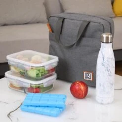 Brisby 4 Laags Geïsoleerde Koeltas - Lunchtas 7 Liter - Donkergrijs -Buitenkampeer Winkel 1200x1200 1553