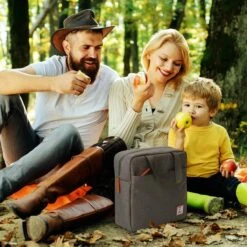 Brisby 4 Laags Geïsoleerde Koeltas - Lunchtas 7 Liter - Donkergrijs -Buitenkampeer Winkel 1200x1200 1554