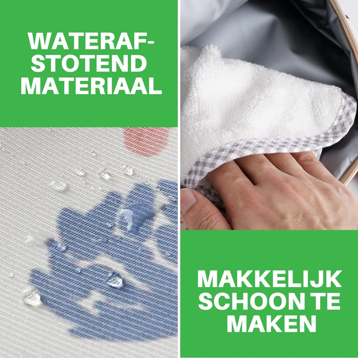 Brisby 4 Laags Geïsoleerde Koeltas - Lunchtas 7 Liter - Bloemetjes Wit 6 Brisby 4 Laags Geïsoleerde Koeltas - Lunchtas 7 Liter - Bloemetjes Wit - Afbeelding 6