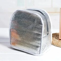 Lunch Bag - Zwart/Wit | Koeltas | Polyester / Nylon | 23x15x20 Cm | Fashion Favorite -Buitenkampeer Winkel 1200x1200 1584