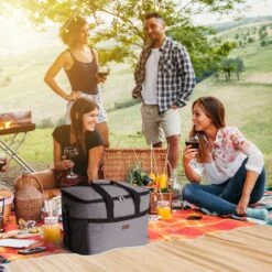 Packaway 4 Laags Geïsoleerde Koeltas - Lunchtas 40 Liter - Grijs -Buitenkampeer Winkel 1200x1200 1589