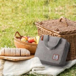 Brisby 4 Laags Geïsoleerde Koeltas - Lunchtas 4 Liter - Lichtgrijs -Buitenkampeer Winkel 1200x1200 1623