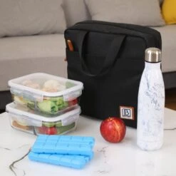 Brisby 4 Laags Geïsoleerde Koeltas - Lunchtas 7 Liter - Zwart -Buitenkampeer Winkel 1200x1200 1647