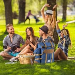 Cabinmax Koeltas - Koelrugzak - Picknick - Picknicktas Met Flessenhouder - Koelrugtas 24L - Olive Green -Buitenkampeer Winkel 1200x1200 1649