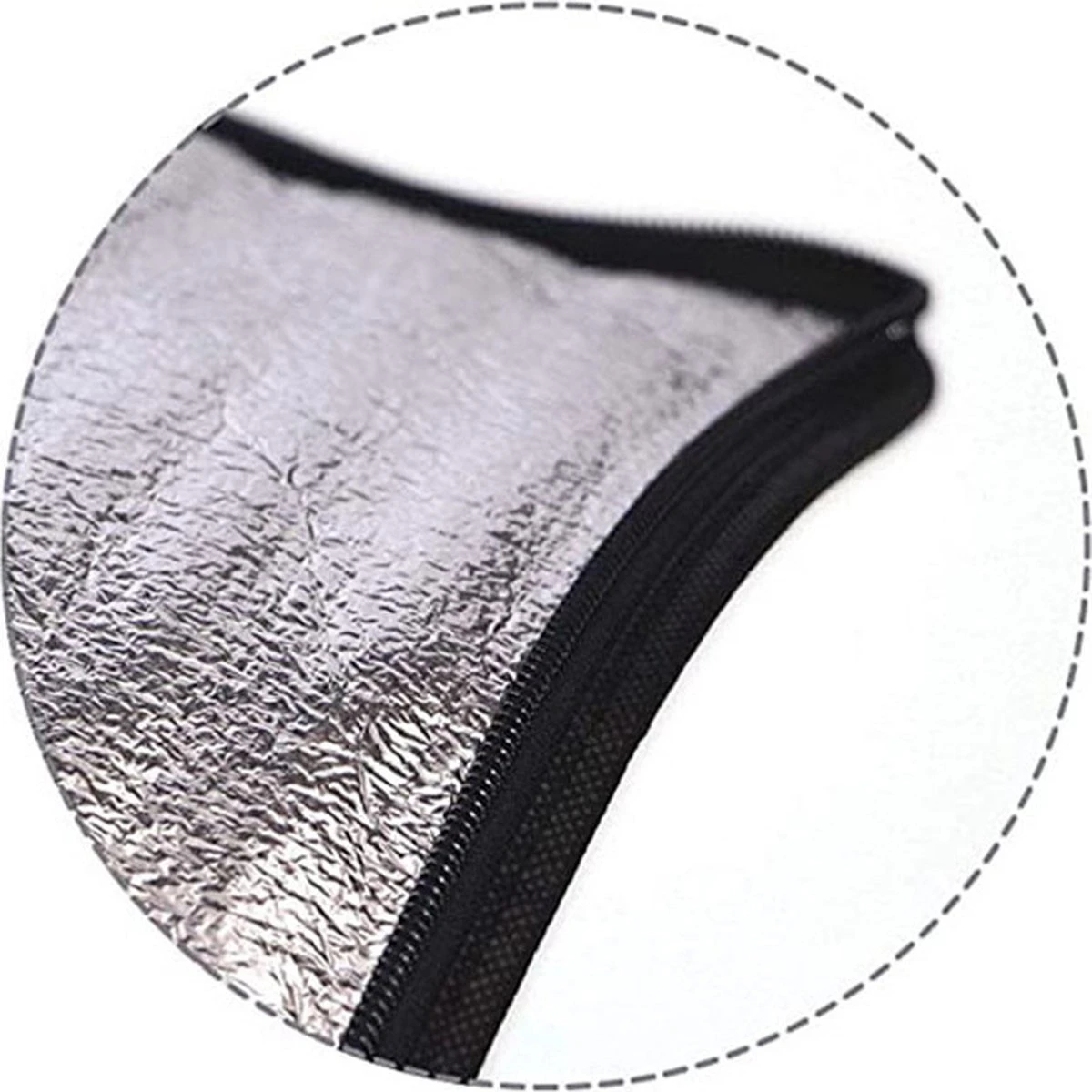 Merkloos 2 Stuks Geïsoleerde Koeltas Met Bodemplaat - Zwart 3 Merkloos 2 Stuks Geïsoleerde Koeltas Met Bodemplaat - Zwart - Afbeelding 3