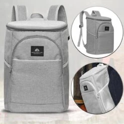 Needventure Koeltas - Lunchtas - Koelrugtas - Picknicktas - 20 Liter - Flessenhouder - Bieropener - Grijs -Buitenkampeer Winkel 1200x1200 1674