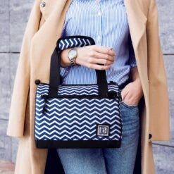 Brisby 4 Laags Geïsoleerde Koeltas - Lunchtas 10 Liter - Zigzag Blauw -Buitenkampeer Winkel 1200x1200 1696