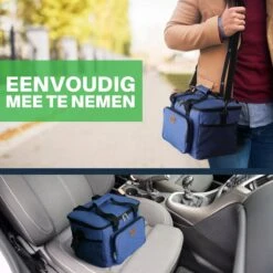 Packaway 4 Laags Geïsoleerde Koeltas - Lunchtas 15 Liter - Blauw -Buitenkampeer Winkel 1200x1200 1757