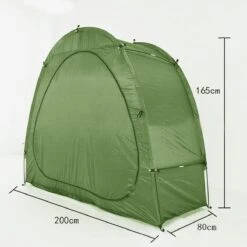 Merkloos Fietstent,Beschermhoes Fietsenschuur, Tent Voor Camping In De Open Lucht-groen 200*80*165CM -Buitenkampeer Winkel 1200x1200 18