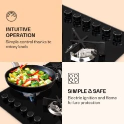 Trifecta 6 Gaskookplaat 6-pits Grote, Normale En Extra Glaskeramische Branders -Buitenkampeer Winkel 1200x1200 1837