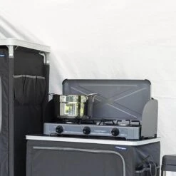 Campart Campingkooktoestel GA-8403 - Gas Kooktoestel 3 Pits - Kookplaat Kamperen - Grijs -Buitenkampeer Winkel 1200x1200 1881