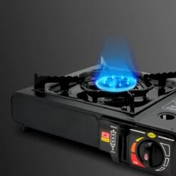 Borvat® |Draagbare Gasfornuis - Camping Kookstel - Inclusief 4 Gasflessen - Gas Stove - Gasfornuis - Kooktoestel - Outdoor - Op Reis + Gratis Smartphone Auto Magneethouder. -Buitenkampeer Winkel 1200x1200 1915