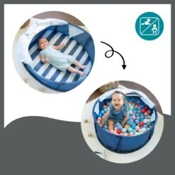 Babymoov Babyni Speelruimte & Extra Bedje Anti-UV FPS 50+ Marinière -Buitenkampeer Winkel 1200x1200 192