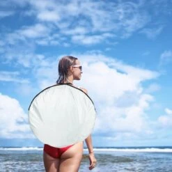 Relaxdays Strandtent Pop-up - Omkleedtent - 145x180 Cm - 2-3 Personen - Beachtent -compact - Oranje -Buitenkampeer Winkel 1200x1200 205