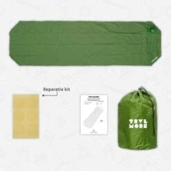 TRVLMORE Slaapmat - Zelfopblazend - 1 Persoons - Ingebouwde Pomp En Kussen - Groen -Buitenkampeer Winkel 1200x1200 280