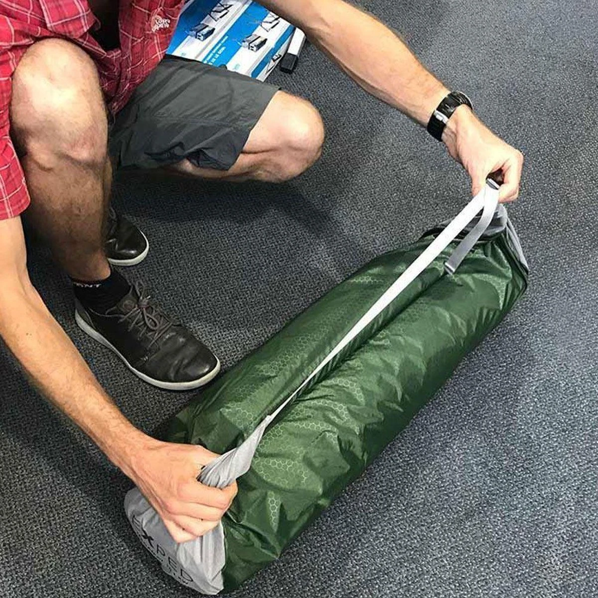 Exped Megamat 10 Lxw Green Slaapmat 7 Exped Megamat 10 Lxw Green Slaapmat - Afbeelding 7