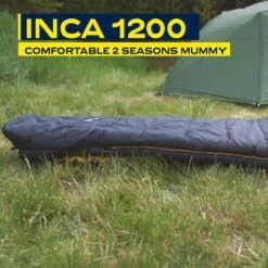 NOMAD® Inca 1200 Slaapzak | 210x80cm Blauw | Lichtgewicht & Kwalitatief | Mummy Slaapzak | Incl Hoes -Buitenkampeer Winkel 1200x1200 435