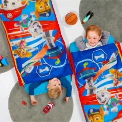 Paw Patrol Junior ReadyBed-2 In 1 Kids Sleeping Inflatable Air Bed In A Bag With A Pump, Polyester, Single 13 Paw Patrol Junior ReadyBed-2 In 1 Kids Sleeping Inflatable Air Bed In A Bag With A Pump, Polyester, Single -Buitenkampeer Winkel 1200x1200 457