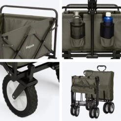 LifeGoods Bolderkar - Opvouwbaar - Draaibare Wielen - 2 Standen - 70KG Draagkracht - Groen 17 LifeGoods Bolderkar - Opvouwbaar - Draaibare Wielen - 2 Standen - 70KG Draagkracht - Groen -Buitenkampeer Winkel 1200x1200 673