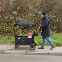 FableKids LEO X2 Lite Opvouwbare Handkar Met Dak Onyx Zwart 15 FableKids LEO X2 Lite Opvouwbare Handkar Met Dak Onyx Zwart -Buitenkampeer Winkel 1200x1200 725