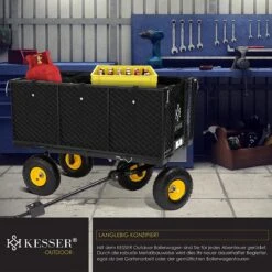 Exxen KESSER® Bolderkar, 550 Kg Belastbaar, Tuinwagen, Transportwagen, Tuinwagen, Uitneembaar Zeil, Gereedschapswagen, Handwagen, Veelzijdig Inzetbaar, Zwart 9 Exxen KESSER® Bolderkar, 550 Kg Belastbaar, Tuinwagen, Transportwagen, Tuinwagen, Uitneembaar Zeil, Gereedschapswagen, Handwagen, Veelzijdig Inzetbaar, Zwart -Buitenkampeer Winkel 1200x1200 728