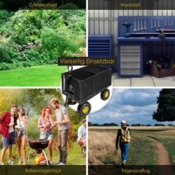 Exxen KESSER® Bolderkar, 550 Kg Belastbaar, Tuinwagen, Transportwagen, Tuinwagen, Uitneembaar Zeil, Gereedschapswagen, Handwagen, Veelzijdig Inzetbaar, Zwart 14 Exxen KESSER® Bolderkar, 550 Kg Belastbaar, Tuinwagen, Transportwagen, Tuinwagen, Uitneembaar Zeil, Gereedschapswagen, Handwagen, Veelzijdig Inzetbaar, Zwart -Buitenkampeer Winkel 1200x1200 730