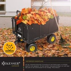 Exxen KESSER® Bolderkar, 550 Kg Belastbaar, Tuinwagen, Transportwagen, Tuinwagen, Uitneembaar Zeil, Gereedschapswagen, Handwagen, Veelzijdig Inzetbaar, Zwart 15 Exxen KESSER® Bolderkar, 550 Kg Belastbaar, Tuinwagen, Transportwagen, Tuinwagen, Uitneembaar Zeil, Gereedschapswagen, Handwagen, Veelzijdig Inzetbaar, Zwart -Buitenkampeer Winkel 1200x1200 731