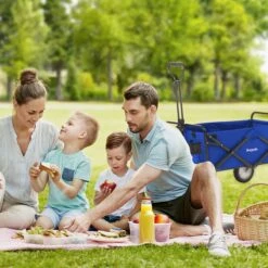 LifeGoods Bolderkar - Opvouwbaar - Draaibare Wielen - 2 Standen - 70KG Draagkracht - Blauw 14 LifeGoods Bolderkar - Opvouwbaar - Draaibare Wielen - 2 Standen - 70KG Draagkracht - Blauw -Buitenkampeer Winkel 1200x1200 736