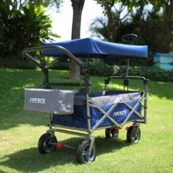 AREBOS Premium Steekwagen Met Dak Opvouwbare Tuinkar Handkar Bolderkar Blauw / Grijs 16 AREBOS Premium Steekwagen Met Dak Opvouwbare Tuinkar Handkar Bolderkar Blauw / Grijs -Buitenkampeer Winkel 1200x1200 802