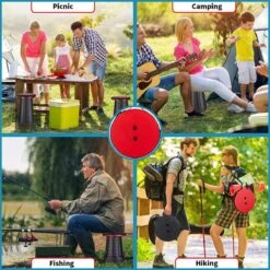 Kampeerkruk - Uitschuifbare Kruk - Rood/Zwart- Tot 120 Kg - Travel Stool - Opvouwbare Campingkruk - Inklapbaar Krukje - Telescopische Kruk - Camping - Outdoor 15 Kampeerkruk - Uitschuifbare Kruk - Rood/Zwart- Tot 120 Kg - Travel Stool - Opvouwbare Campingkruk - Inklapbaar Krukje - Telescopische Kruk - Camping - Outdoor -Buitenkampeer Winkel 1200x1200 866