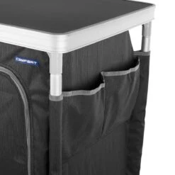 Campart Campingkast CU-0719 – Opvouwbaar En Verstelbaar - 4 Verstelbare Poten - 3 Lagen - Aluminium Frame - Grijs -Buitenkampeer Winkel 1200x1200 936