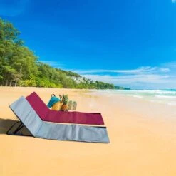 Strandmat Opvouwbaar Met Schouderband - Strandstoel Grijs 145x47x52 -Buitenkampeer Winkel 1200x1200 942