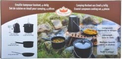 ESSCHERT DESIGN Pannenset Kampvuur - 4 Delig - Outdoor - Metaal -Buitenkampeer Winkel 1200x581 15