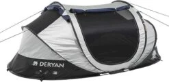 Deryan Cocoon Pop Up Tent - Slaapzak - Luchtbed - Luchtpomp - 4 Persoons - Zilver 28 Deryan Cocoon Pop Up Tent - Slaapzak - Luchtbed - Luchtpomp - 4 Persoons - Zilver -Buitenkampeer Winkel 1200x588