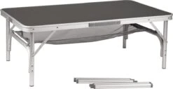 Bo-Camp Campingtafel - 100x60x70 - Grijs -Buitenkampeer Winkel 1200x619 6