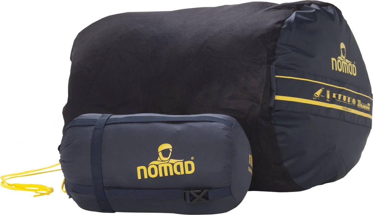 NOMAD® Taurus 250 Slaapzak | 210x80cm Grijs | Lichtgewicht & Kwalitatief | Slaapzak | Incl Hoes 4 NOMAD® Taurus 250 Slaapzak | 210x80cm Grijs | Lichtgewicht & Kwalitatief | Slaapzak | Incl Hoes - Afbeelding 4